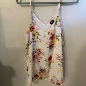 Floral Print Sleeveless Top from Torrid size 0